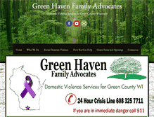 Tablet Screenshot of greenhaven4help.com